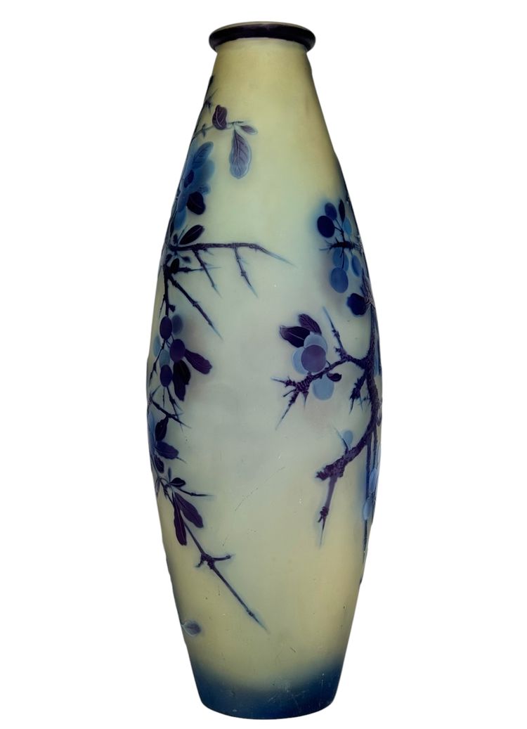 Emile Gallé Vase with Prunus