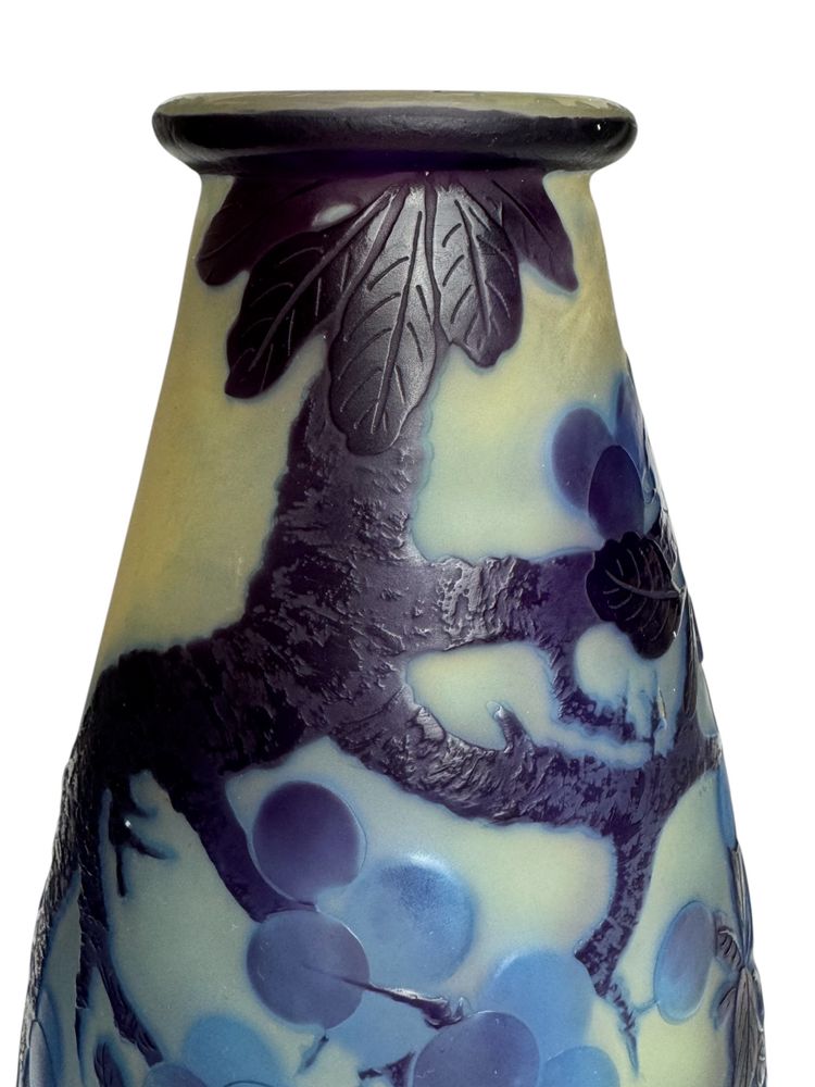 Emile Gallé Vase with Prunus