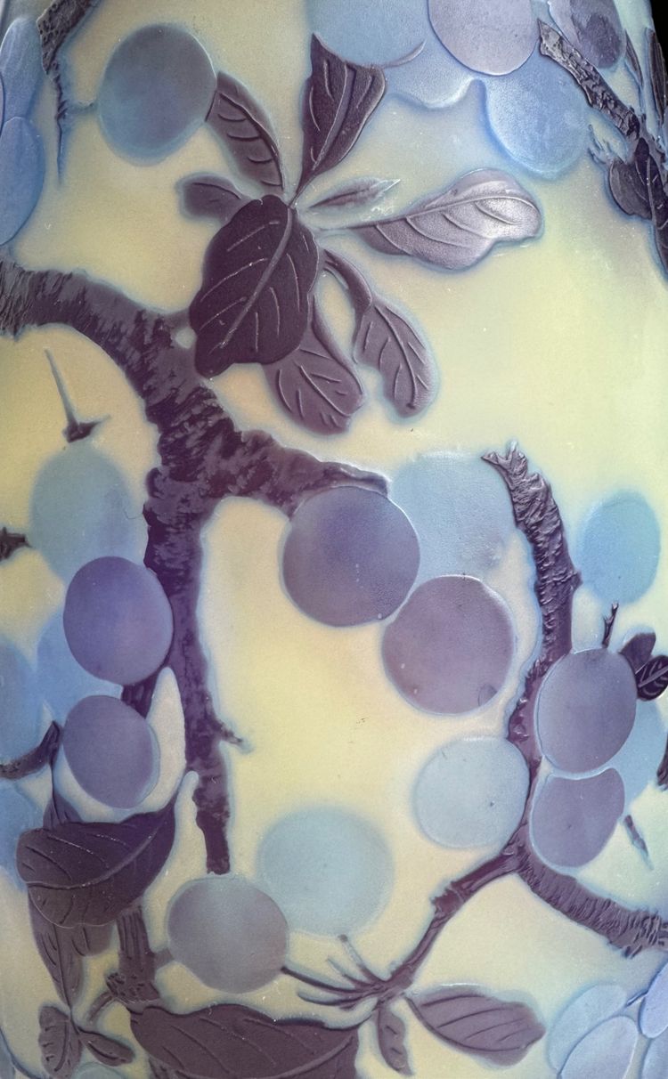 Emile Gallé Vase with Prunus