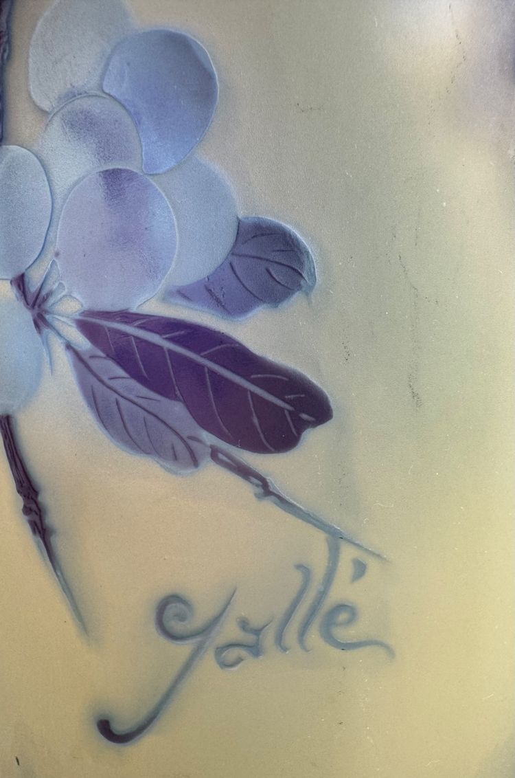 Emile Gallé Vase with Prunus