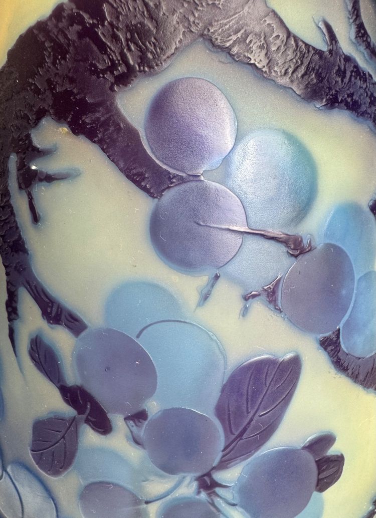 Emile Gallé Vase with Prunus