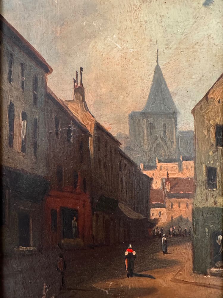 Deutsche Stadt im 19. Jahrhundert von Ferdinand Melly
