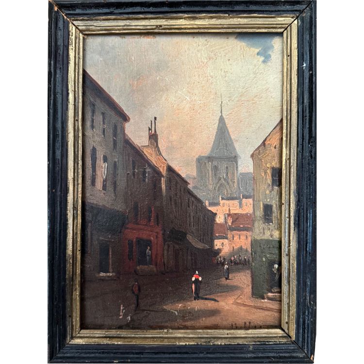 Deutsche Stadt im 19. Jahrhundert von Ferdinand Melly