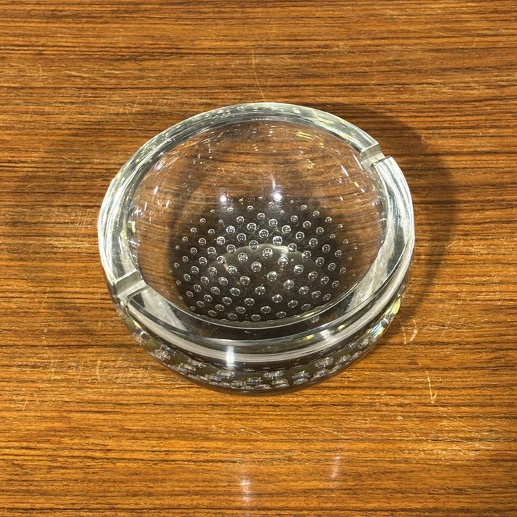 Elegant Murano glass ashtray from the 70s