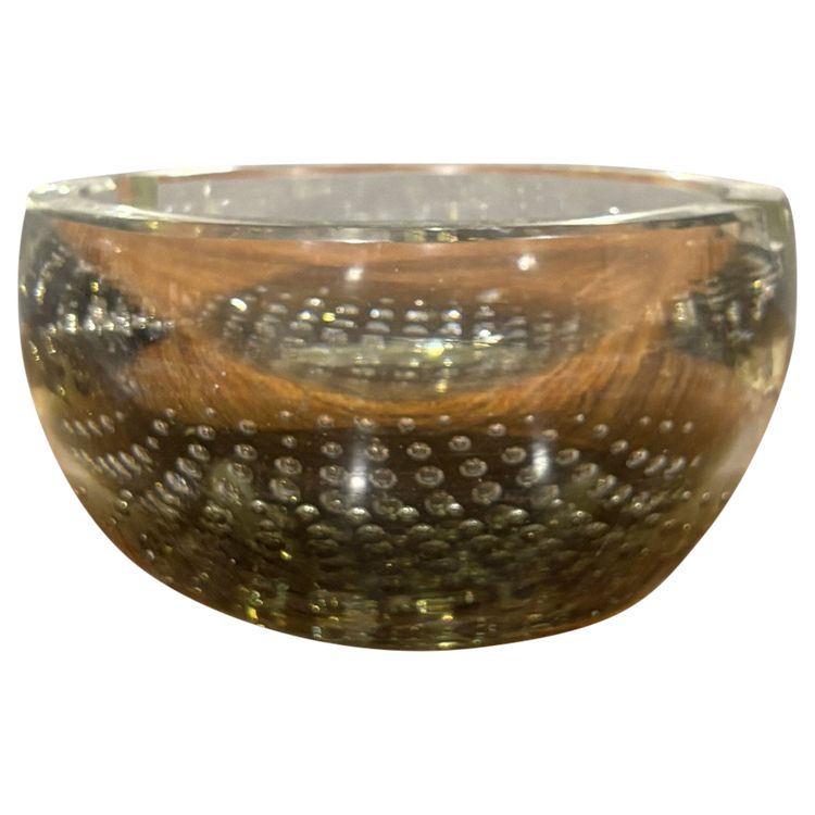 Elegant Murano glass ashtray from the 70s