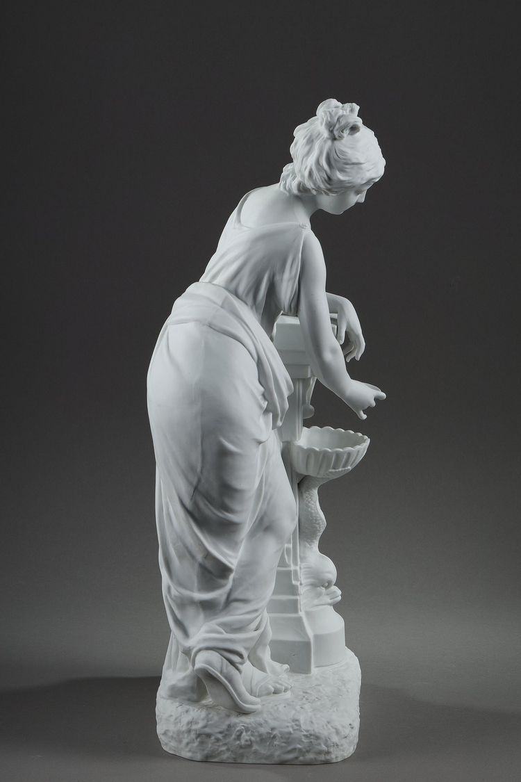 Giovane donna alla fontana di Nicolas Lecorney