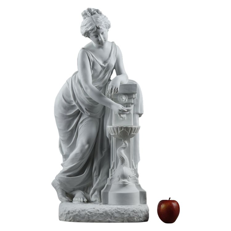 Giovane donna alla fontana di Nicolas Lecorney