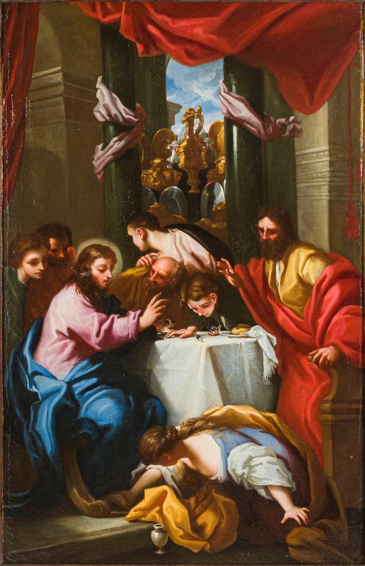 Christ And Mary Magdalene At The Banquet Of The Pharisee, Benedetto Luti