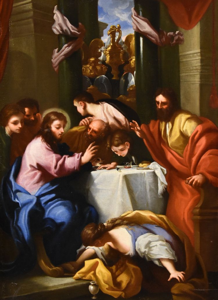 Christ And Mary Magdalene At The Banquet Of The Pharisee, Benedetto Luti