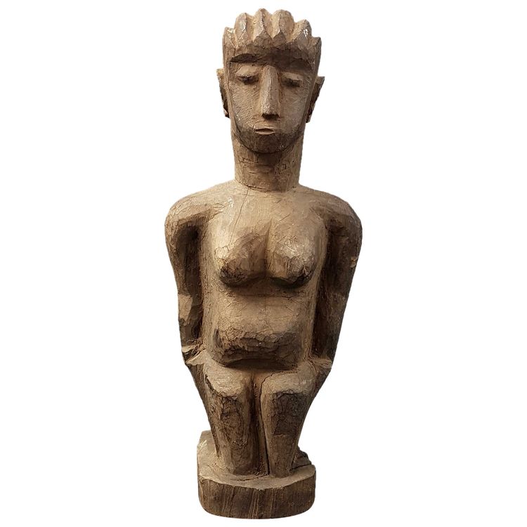 Statue IRAN, Peuple Bidjogo, Archipel des Bijagos, Guinée-Bissau