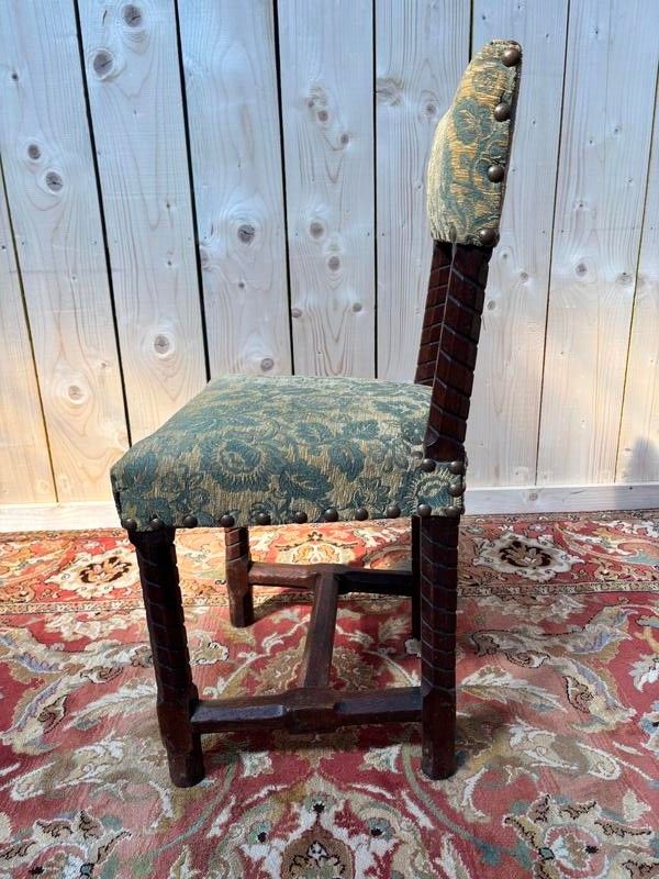 Series of 10 Louis XIII style chairs