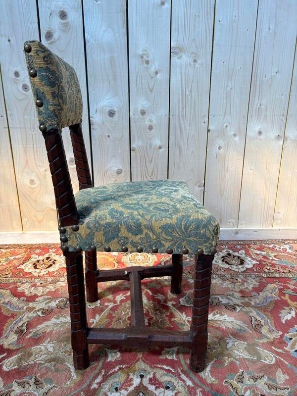 Series of 10 Louis XIII style chairs