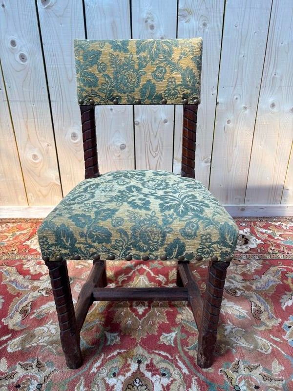 Series of 10 Louis XIII style chairs