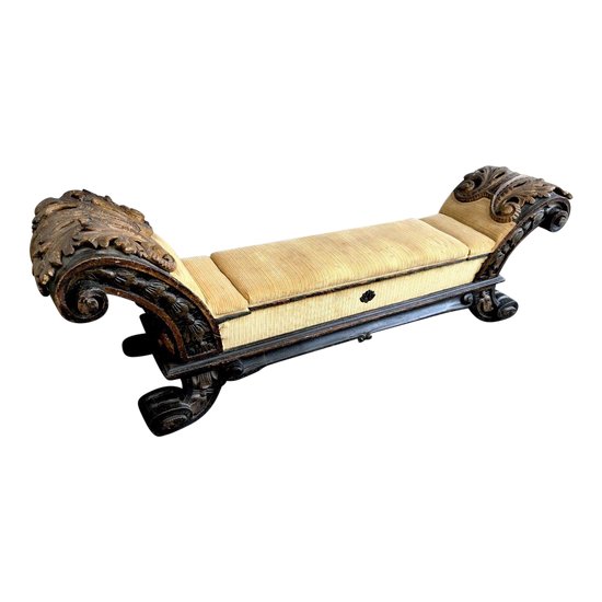 Neoclassical Italian bench, 18th century