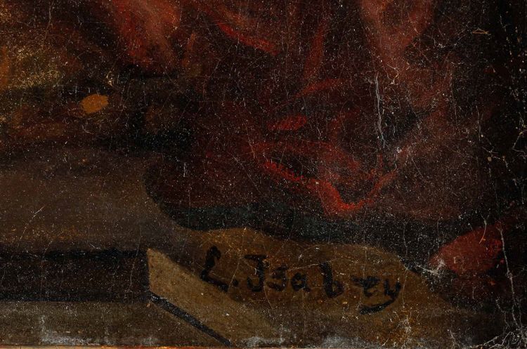 Eugène Isabey (1803-1886) : Les Fiançailles , Huile sur Toile, Vers 1830