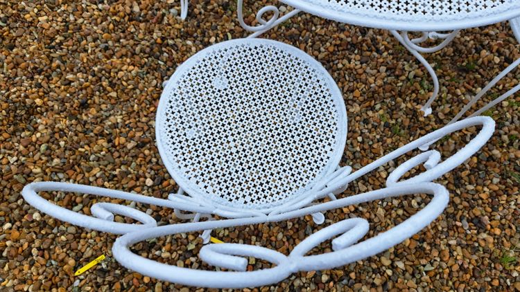 1950s wrought iron garden furniture