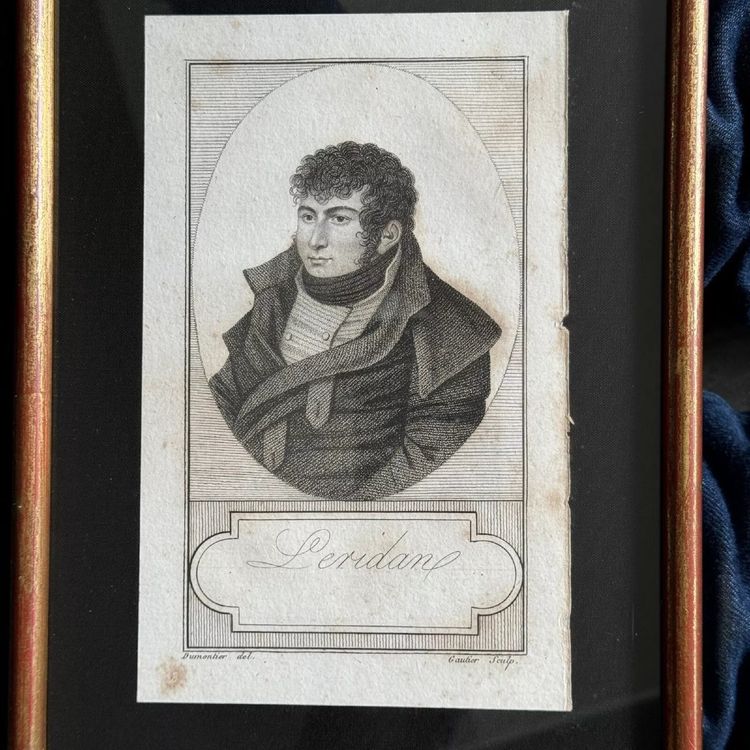 Suite de 4 gravures première partie du XIXe Polignac Leridane Cadudal