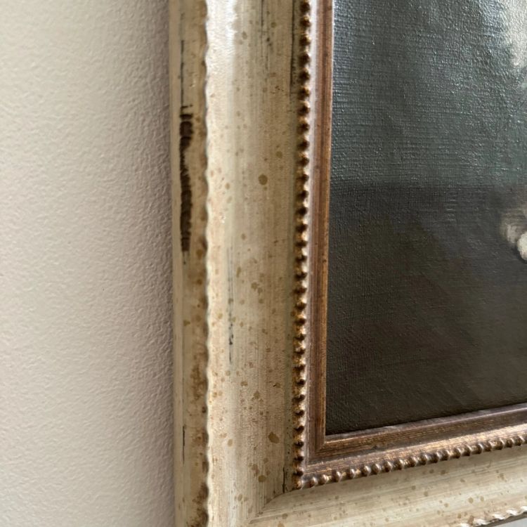 Öl auf Leinwand, Porträt einer Katze, signiert von Henriette Barry 1899