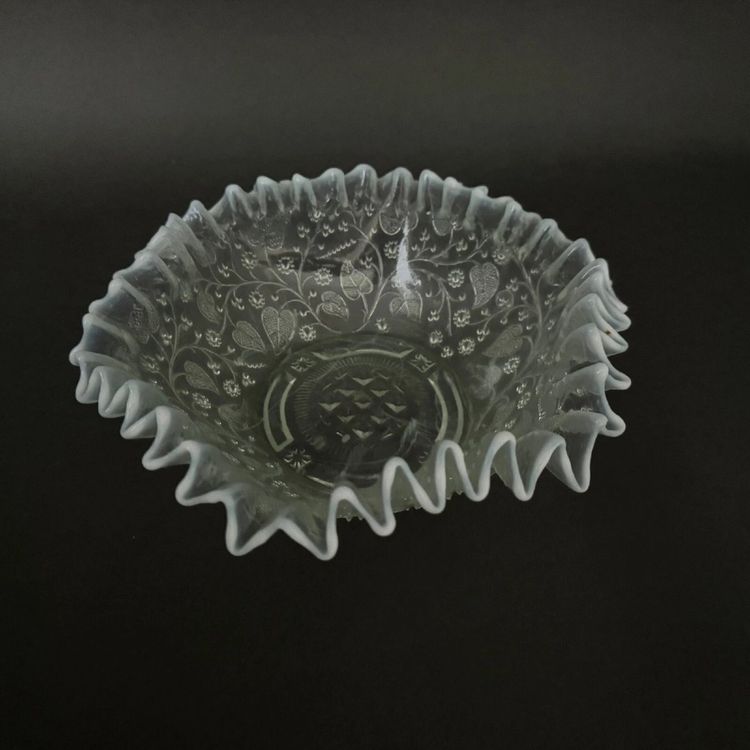 Service en verre opalin opalescent Art Déco