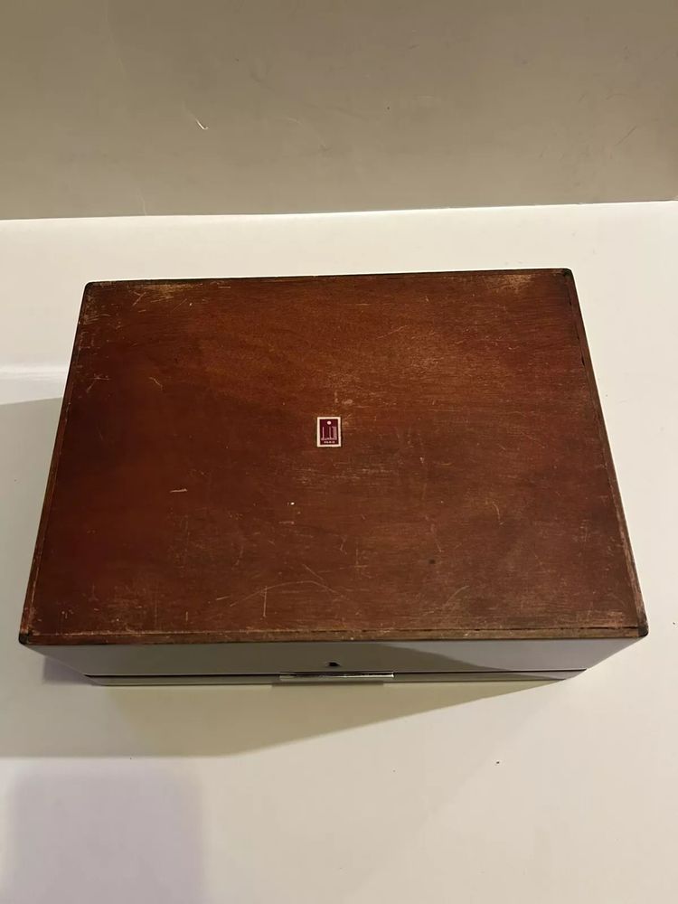 Cigar box - Dunhill - 1970 - Burl veneer