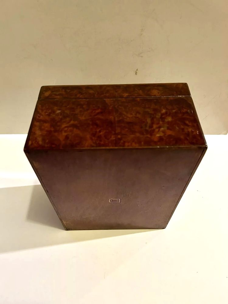 Cigar box - Dunhill - 1970 - Burl veneer