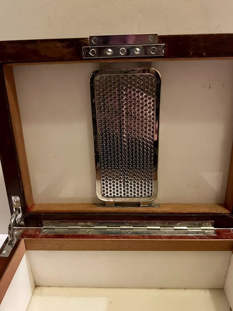 Cigar box - Dunhill - 1970 - Burl veneer