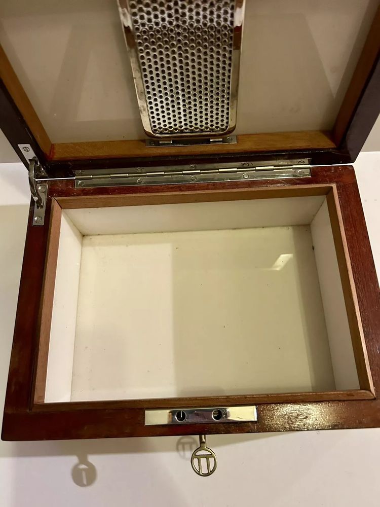 Cigar box - Dunhill - 1970 - Burl veneer