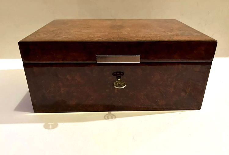Cigar box - Dunhill - 1970 - Burl veneer