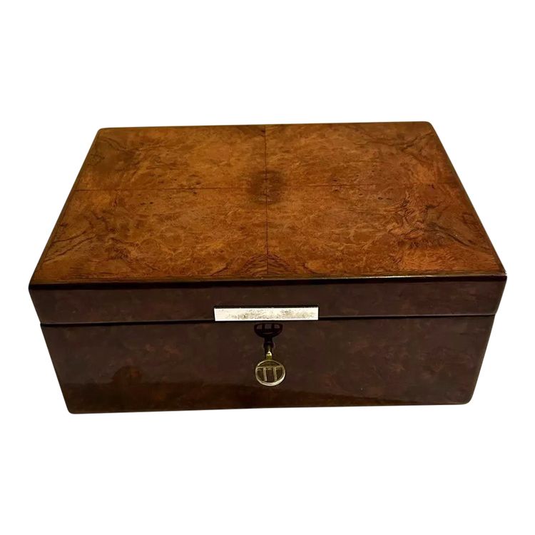 Cigar box - Dunhill - 1970 - Burl veneer
