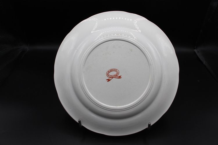Set of 12 Plates from the Personal Service of William II at the Imperial Palace in Strasbourg