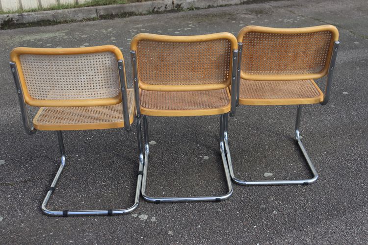 Set di 6 sedie da pranzo B32 di Marcel Breuer