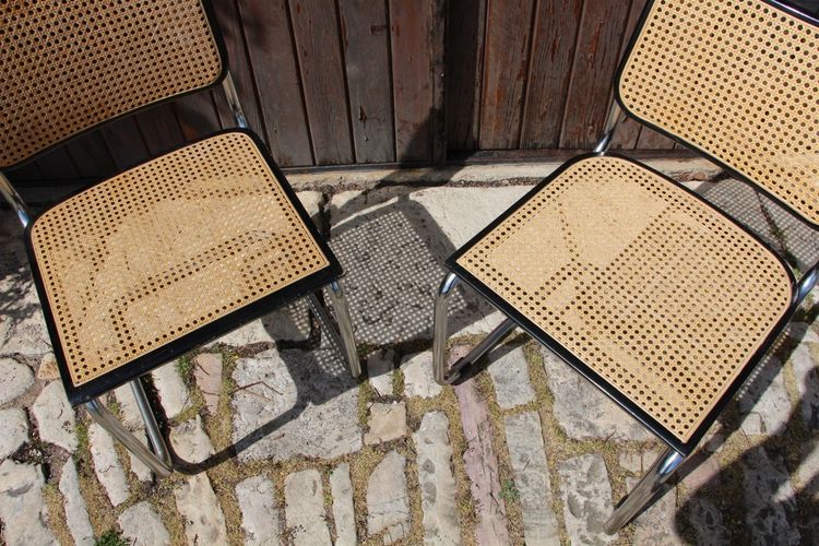 Set of 6 B32 Dining Chairs by Marcel Breuer