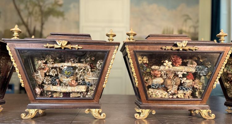 Serie di quattro cacciatori reliquiari italiani – XVIII secolo