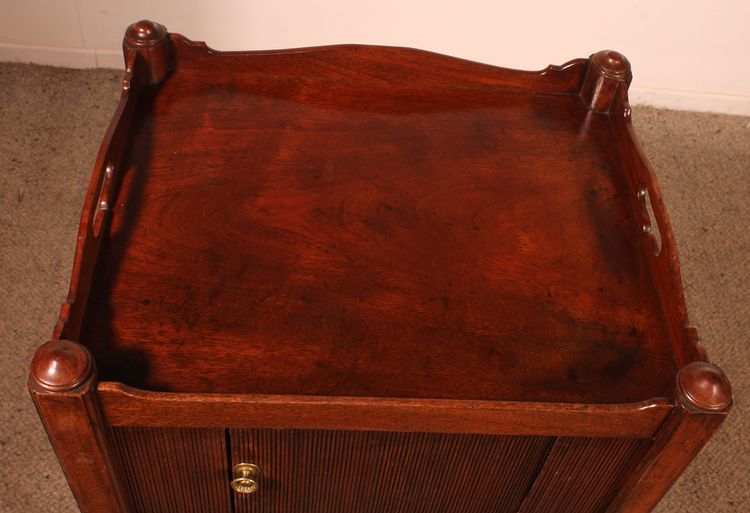 Meuble à Volet En Acajou d'époque Georgian -18° Siècle
