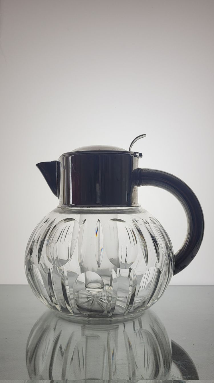 Refreshing crystal jug, 1930s.