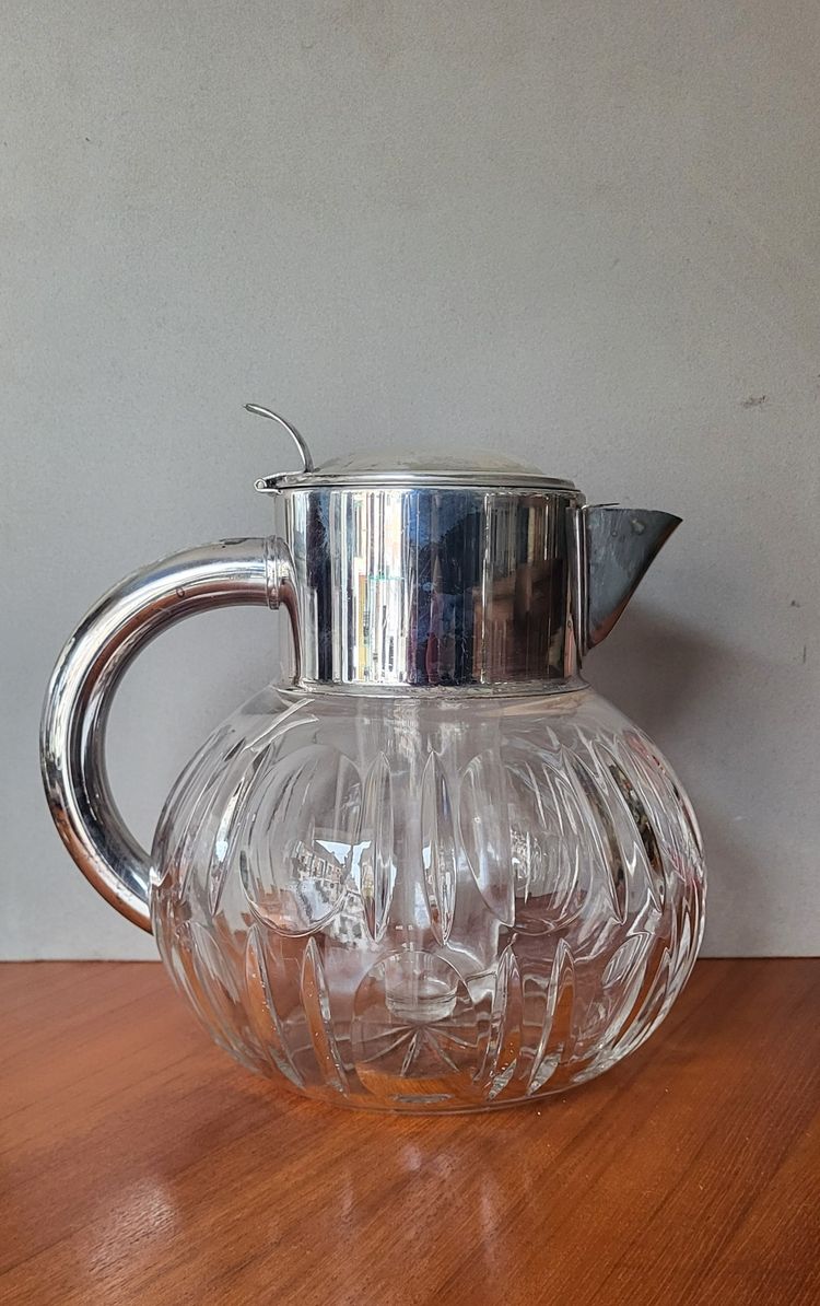 Refreshing crystal jug, 1930s.
