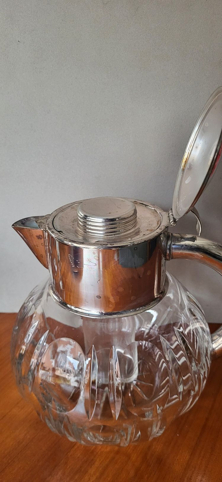 Refreshing crystal jug, 1930s.