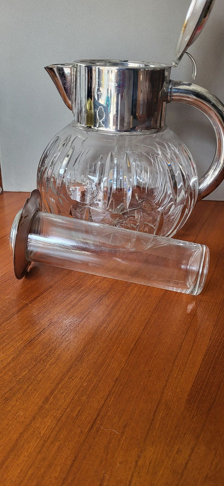 Refreshing crystal jug, 1930s.