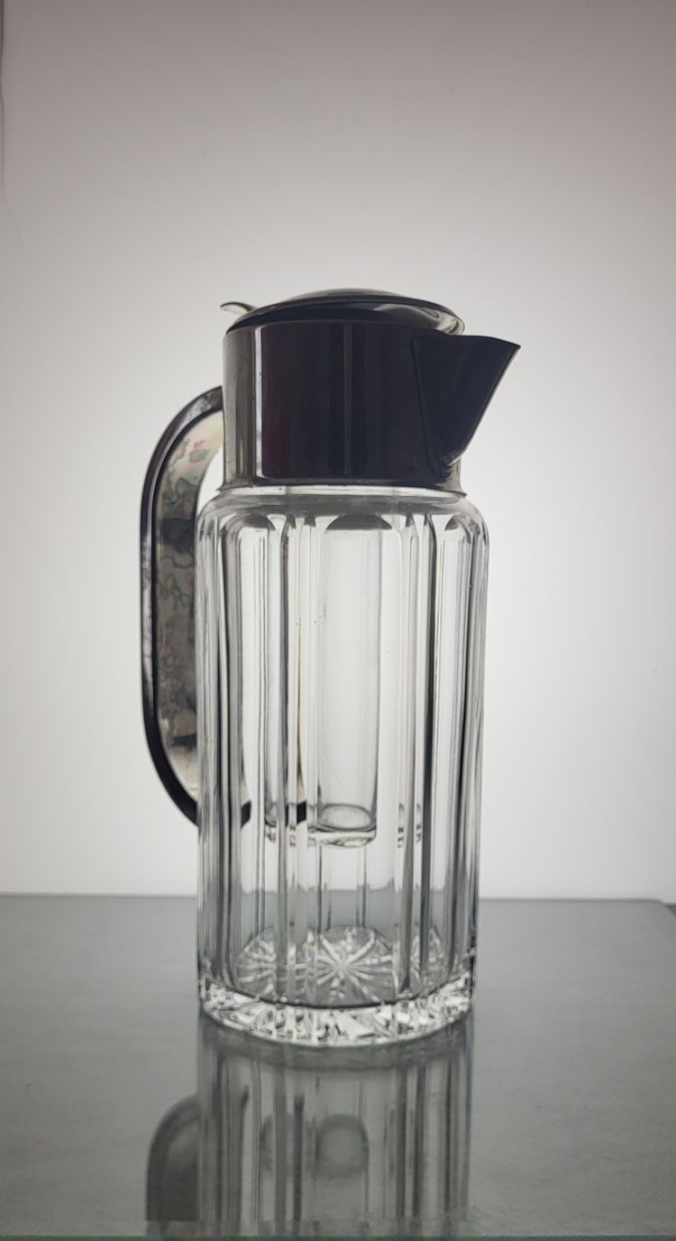 Refreshing crystal jug, 1930s.