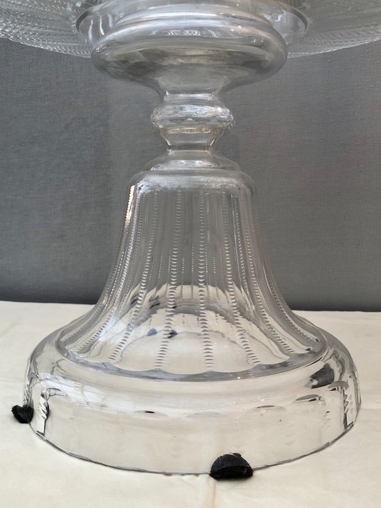 Centre De Table En Cristal Baccarat, XIXe Siècle