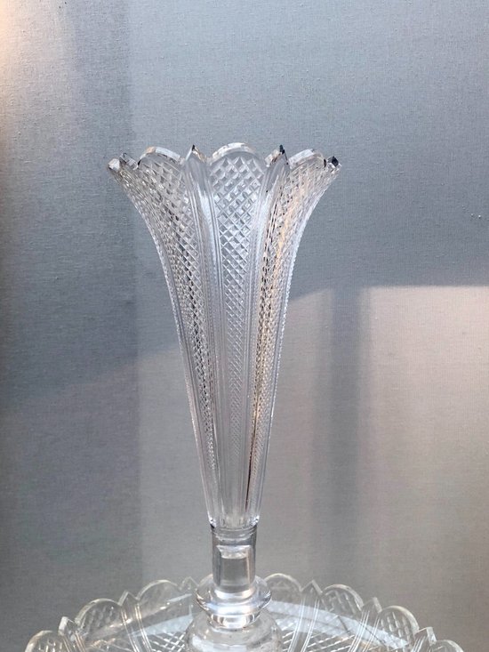 Centre De Table En Cristal Baccarat, XIXe Siècle