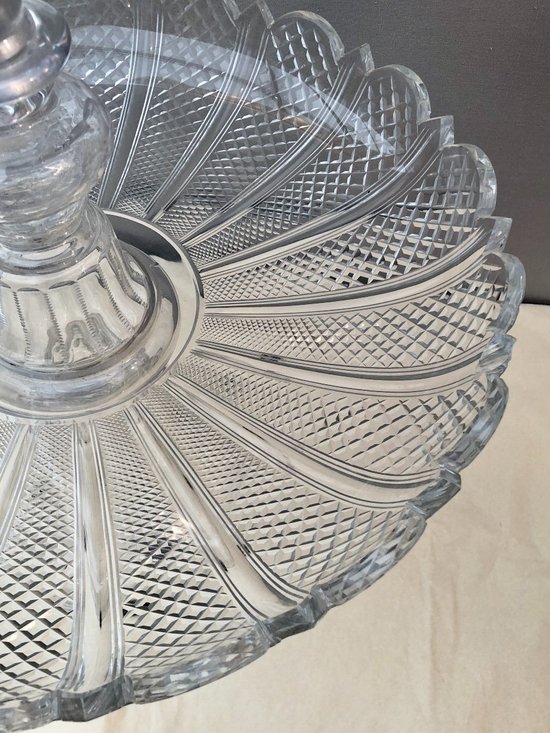 Centre De Table En Cristal Baccarat, XIXe Siècle