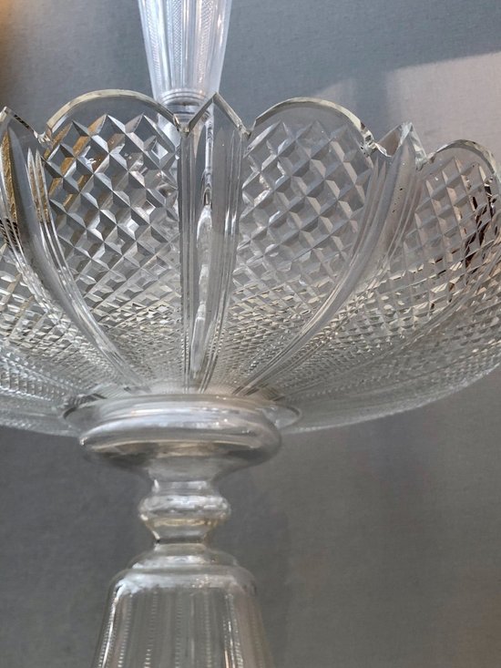 Centre De Table En Cristal Baccarat, XIXe Siècle
