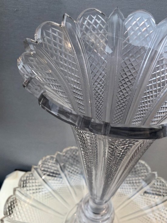Centre De Table En Cristal Baccarat, XIXe Siècle