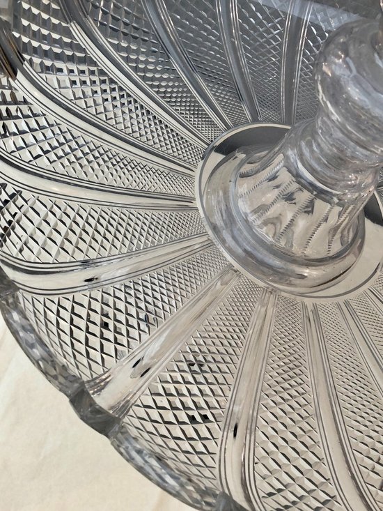 Centre De Table En Cristal Baccarat, XIXe Siècle