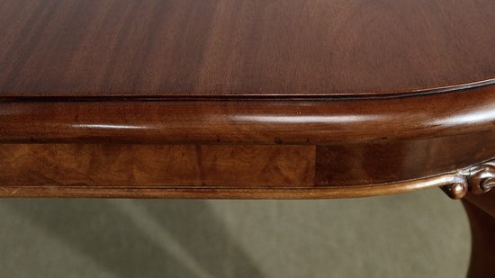 Mahogany Rectangular Table, Chippendale style - Early XXth