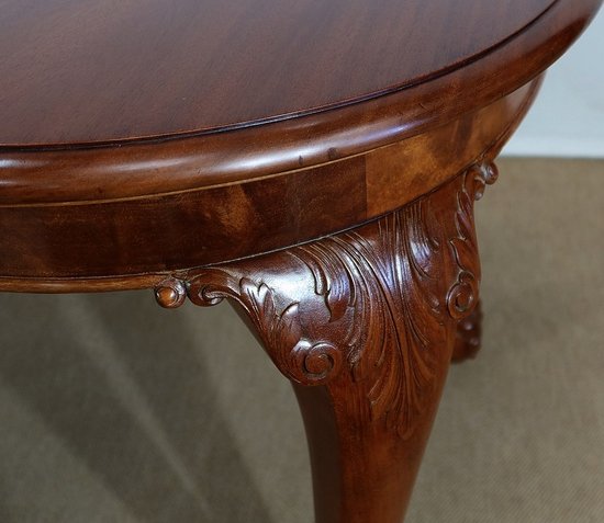 Mahogany Rectangular Table, Chippendale style - Early XXth