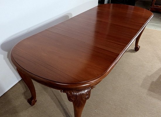 Mahogany Rectangular Table, Chippendale style - Early XXth