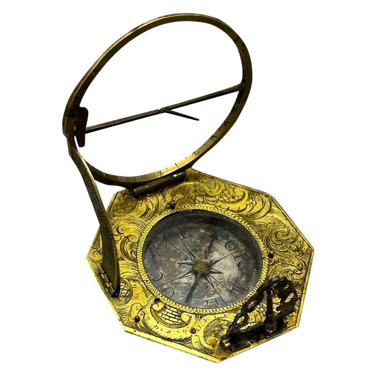 UNIVERSAL EQUINOXIAL SUNDIAL - Andreas VOGLER (circa 1730 - 1800) - Germany - 18th century