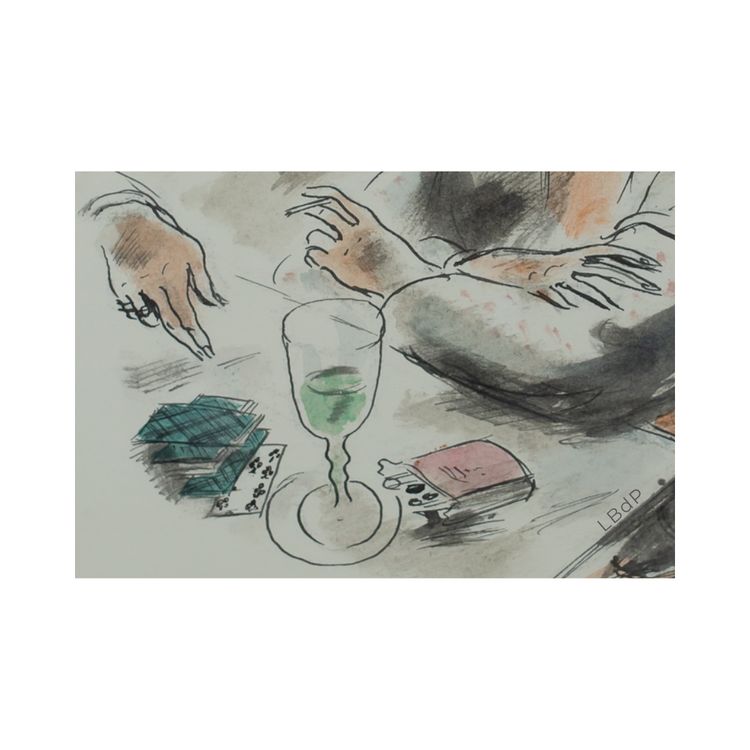 André Dignimont: "Kartenspiel"